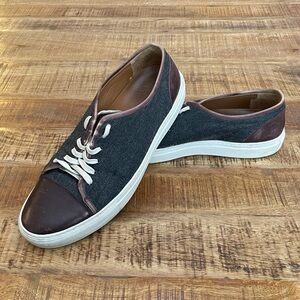 TAFT The Jack Sneakers in Grey/Oxblood